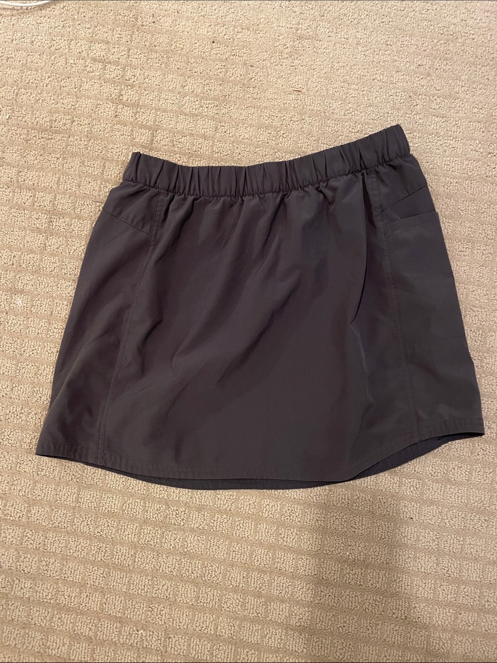 Patagonia Black Active Mini Skirt with Elastic Waistband